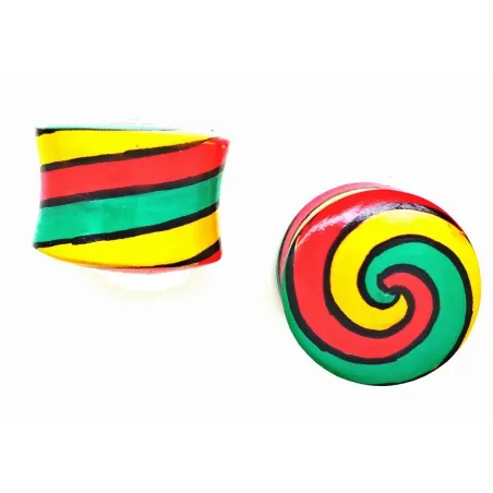 Rasta 1,8 x 1,4 cm / 016 - PLB