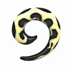 3 cm Spirale Blanche / 003 - PLCi01