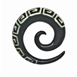 3,2 cm Spirale Blanche / 015 - PLCi01