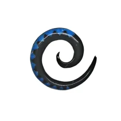 2 cm Blau Spirale / 016 - PLCi01