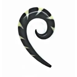 3,5 cm Weisse Spirale / 019 - PLCi01