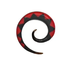 2 cm Spirale Rouge / 021 - PLCi01