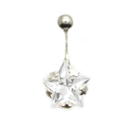 piercing de nombril avec un gros strass qui fait tout son effet.-bijouxbijoux.ch 