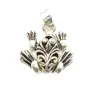 pendentif argent grenouille