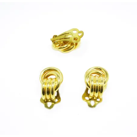 clip d'oreilles doré pour 19 francs. - bijouxbijoux.ch