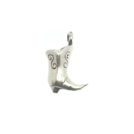 pendentif en argent botte de cowboy pour 15.- francs .-bijouxbijoux.ch