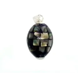 pendentif en argent et nacre abalone pour un prix exceptionnel de seulement 29 francs .-bijouxbijoux.ch
