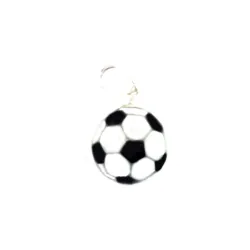 pendentif en argent et nacre blanche ballon de foot, pour vous pour 19 francs .-bijouxbijoux.ch