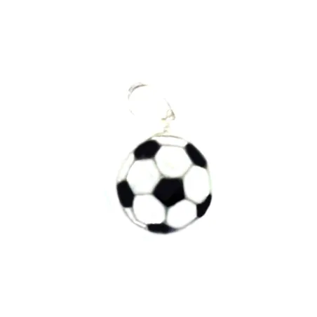 pendentif en argent et nacre blanche ballon de foot, pour vous pour 19 francs .-bijouxbijoux.ch