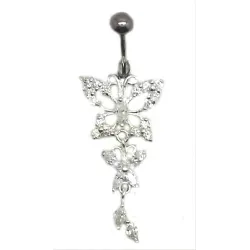 super piercing de nombril papillon.- bijouxbijoux.ch