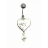 piercing de nombril la clé de votre coeur.- bijouxbijoux.ch