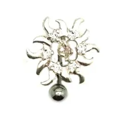 piercing de nombril de forme très attractive avec un prix absolument excellent.- bijouxbijoux.ch