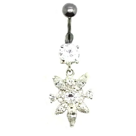 piercing de nombril avec des strass de haute qualité et bon prix.- bijouxbijoux.ch