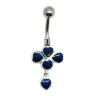 piercing avec 5 petits coeurs,fera merveille sur votre nombril.-bijouxbijoux.ch