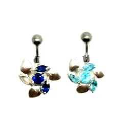 piercing de nombril en forme de fleur de top qualité et à un prix très sympa fait pour vous. - bijouxbijoux.ch