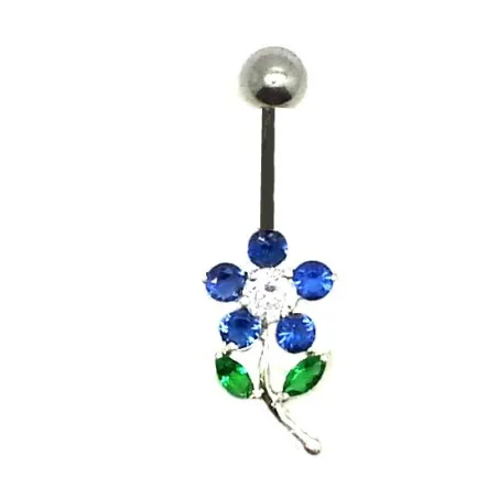 piercing de nombril avec un motif en argent et un prix tout doux. - bijouxbijoux.ch