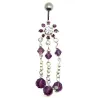 piercing de nombril en argent,vraiment magnifique avec de nombreux strass.-bijouxbijoux.ch