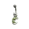 super piercing de nombril chaton acier 316L.-bijouxbijoux.ch