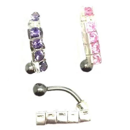piercing inversé pour le nombril en acier chirurgical et argent pour seulement 39 frs.-bijouxbijoux.ch