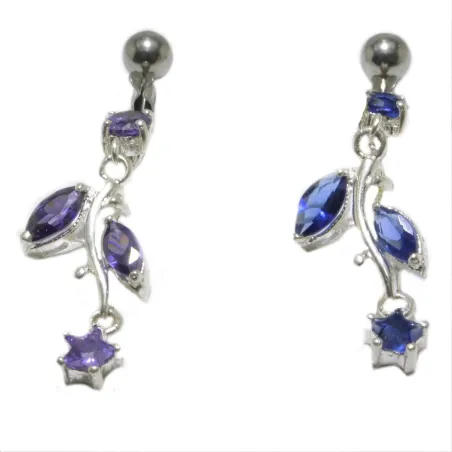 piercing de nombril avec des strass de couleur, pour 39 francs seulement chez bijouxbijoux.ch